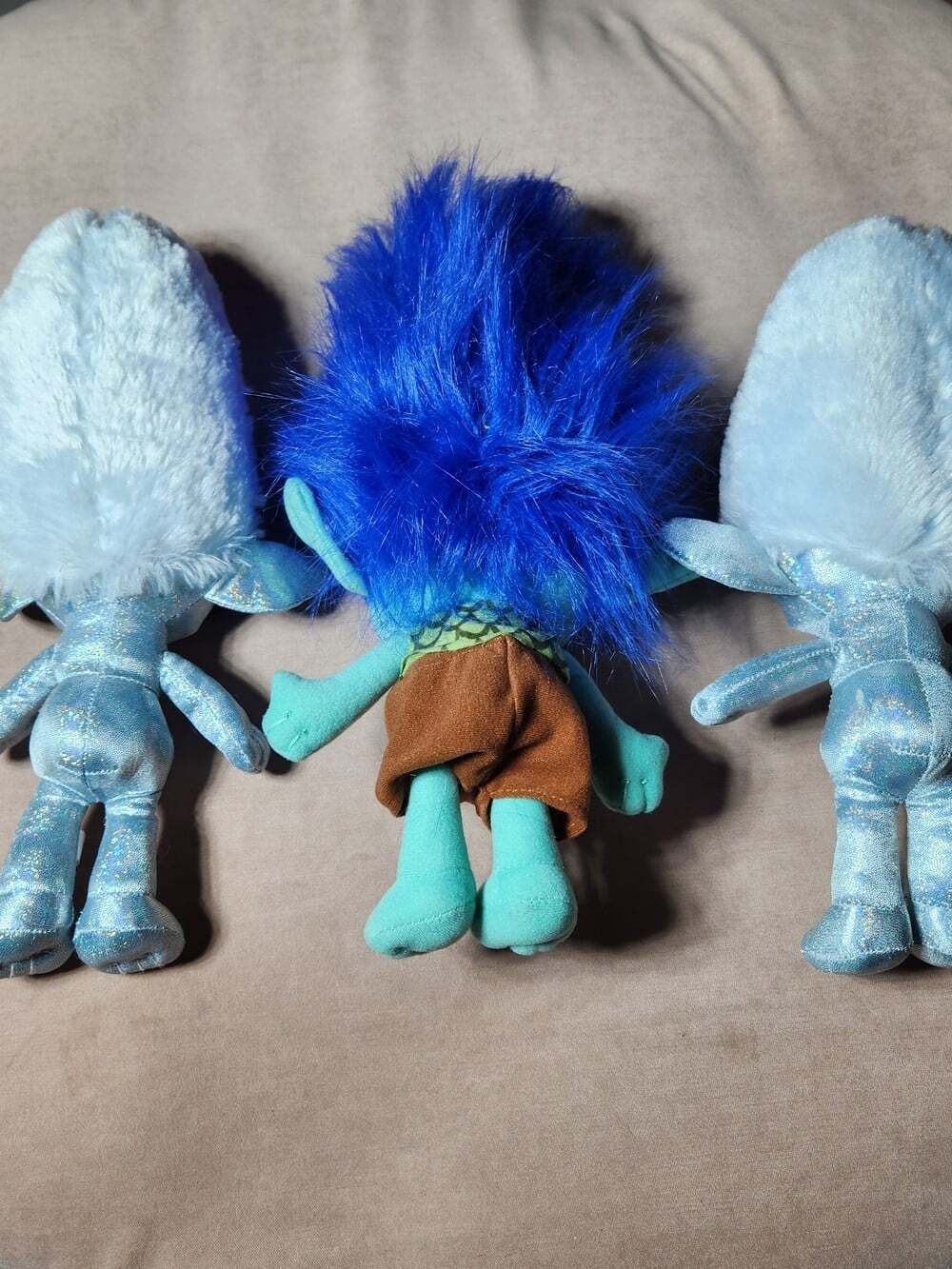 DreamWorks Trolls 14" Lot Of 3 Branch, Tiny Diamond, Guy - Picture 2 of 8